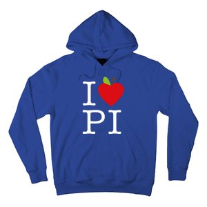 I Love Apple Pi Pie I Funny Math Geeks Gift Hoodie