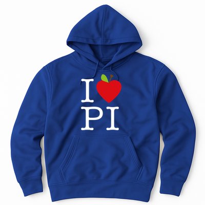 I Love Apple Pi Pie I Funny Math Geeks Gift Hoodie