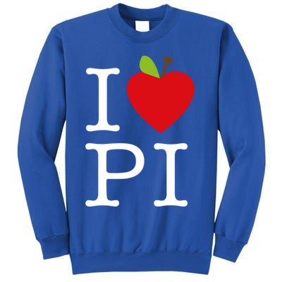 I Love Apple Pi Pie I Funny Math Geeks Gift Sweatshirt