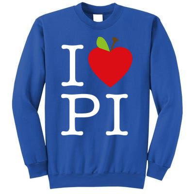 I Love Apple Pi Pie I Funny Math Geeks Gift Sweatshirt