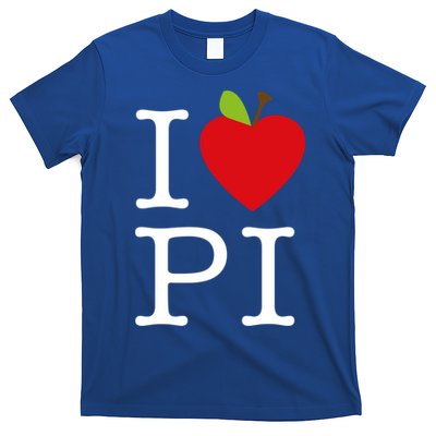 I Love Apple Pi Pie I Funny Math Geeks Gift T-Shirt