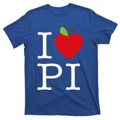 I Love Apple Pi Pie I Funny Math Geeks Gift T-Shirt