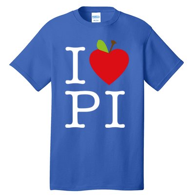 I Love Apple Pi Pie I Funny Math Geeks Gift Tall T-Shirt