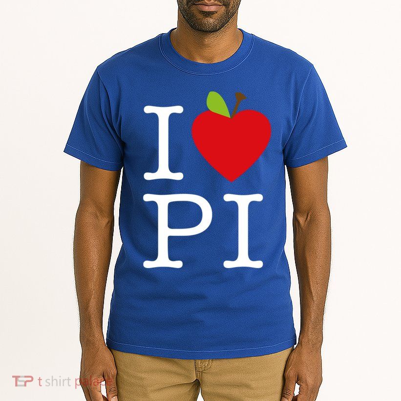 I Love Apple Pi Pie I Funny Math Geeks Gift Tall T-Shirt