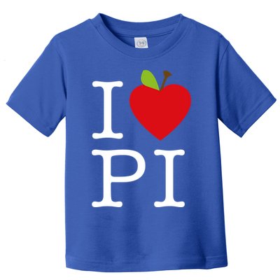 I Love Apple Pi Pie I Funny Math Geeks Gift Toddler T-Shirt