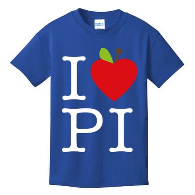 I Love Apple Pi Pie I Funny Math Geeks Gift Kids T-Shirt