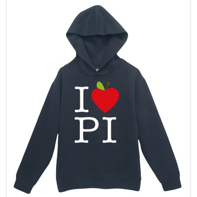 I Love Apple Pi Pie I Funny Math Geeks Gift Urban Pullover Hoodie