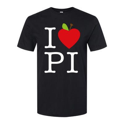 I Love Apple Pi Pie I Funny Math Geeks Gift Softstyle CVC T-Shirt