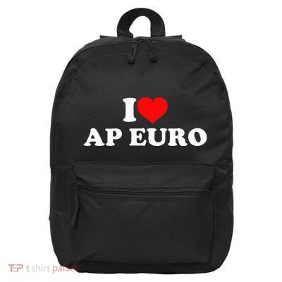 I Love Ap Euro 16 in Basic Backpack