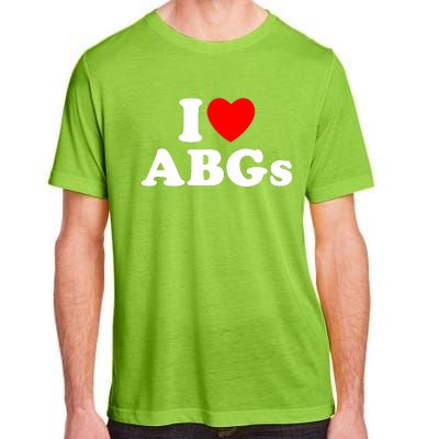 I Love Abgs I Heart Abgs Funny Asian Baby Lover Adult ChromaSoft Performance T-Shirt