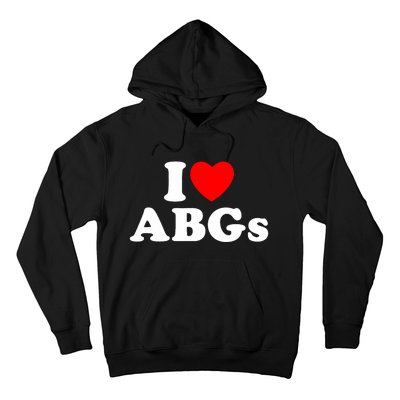 I Love Abgs I Heart Abgs Funny Asian Baby Lover Hoodie