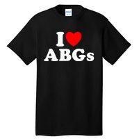 I Love Abgs I Heart Abgs Funny Asian Baby Lover Tall T-Shirt