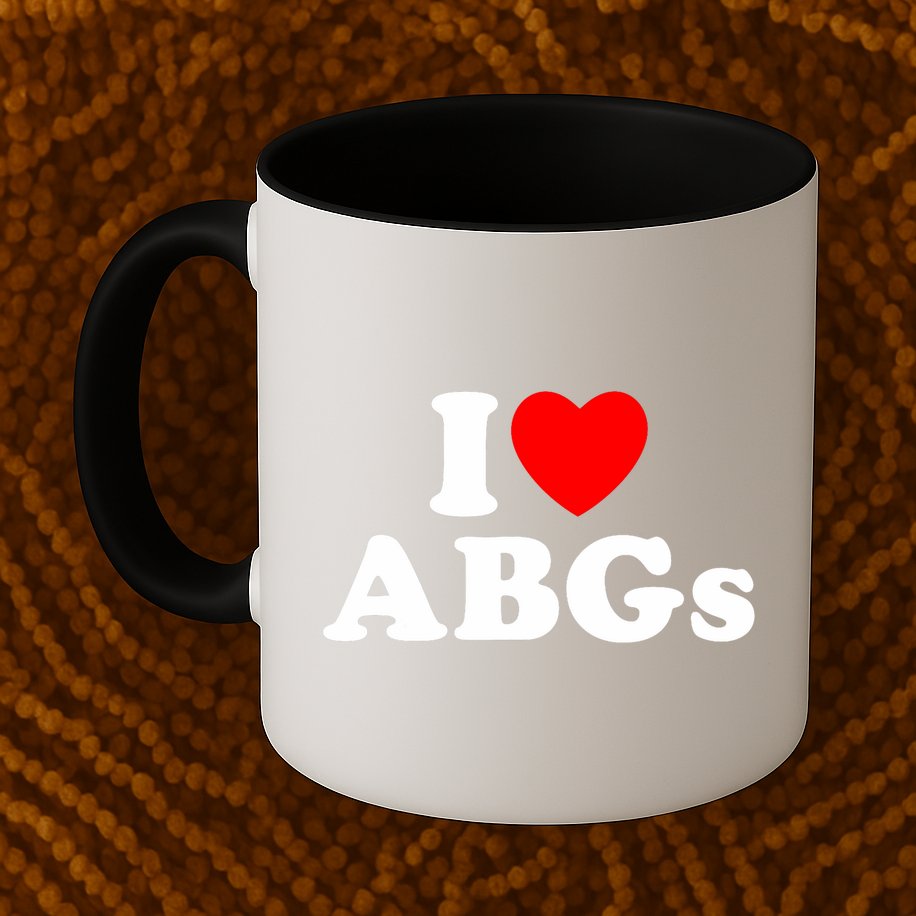 I Love Abgs I Heart Abgs Funny Asian Baby Lover Mug