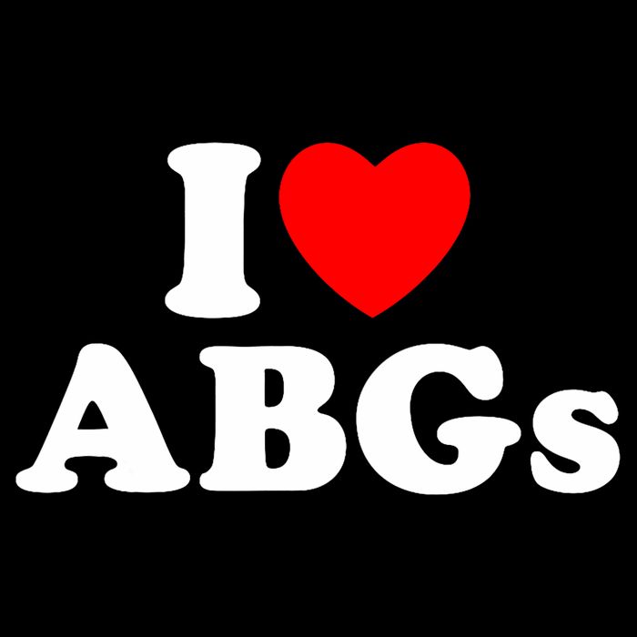 I Love Abgs I Heart Abgs Funny Asian Baby Lover Baby Bodysuit