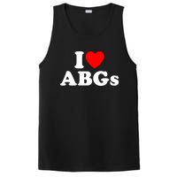 I Love Abgs I Heart Abgs Funny Asian Baby Lover PosiCharge Competitor Tank