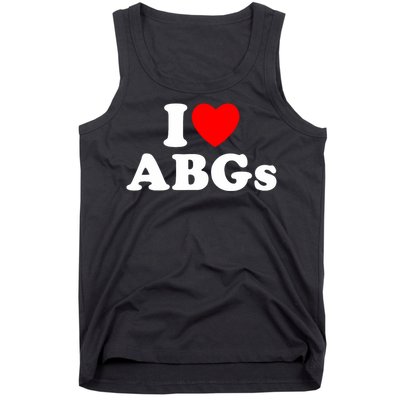 I Love Abgs I Heart Abgs Funny Asian Baby Lover Tank Top