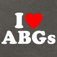 I Love Abgs I Heart Abgs Funny Asian Baby Lover Cotton Canvas Backpack