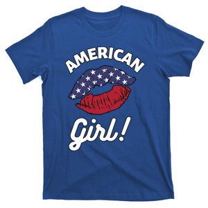 I Love America Lips Usa United States American Us Gift T-Shirt