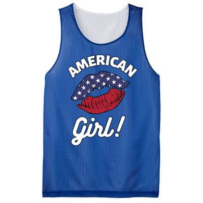 I Love America Lips Usa United States American Us Gift Mesh Reversible Basketball Jersey Tank