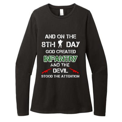 Infantry Lovers And On The 8th Day God Created Infantry Cute Gift Womens CVC Long Sleeve Shirt