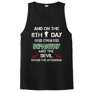 Infantry Lovers And On The 8th Day God Created Infantry Cute Gift PosiCharge Competitor Tank