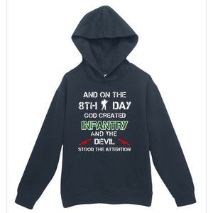 Infantry Lovers And On The 8th Day God Created Infantry Cute Gift Urban Pullover Hoodie