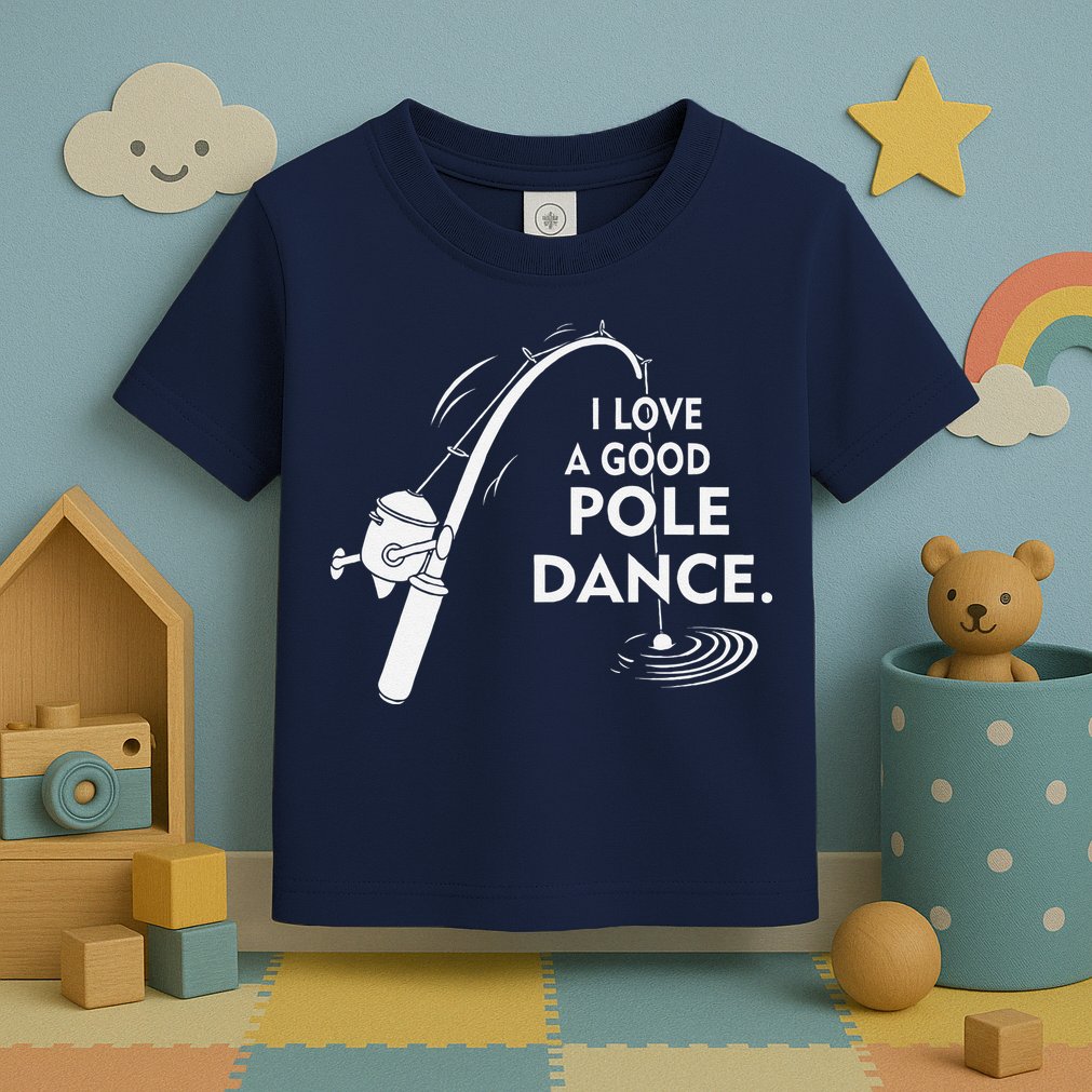 I Love A Good Pole Dance Fishing Toddler T-Shirt