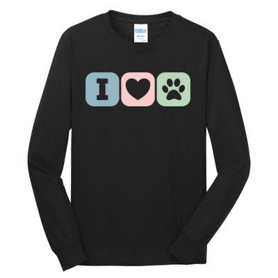 I Love Animals Dog Cat Rescue Owner Gift Tall Long Sleeve T-Shirt