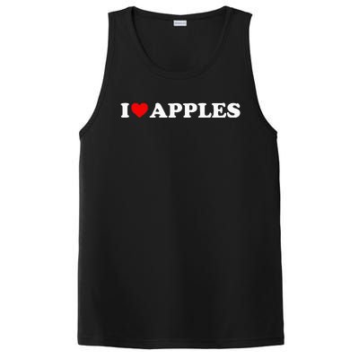 I Love Apples Heart PosiCharge Competitor Tank