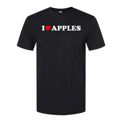 I Love Apples Heart Softstyle CVC T-Shirt