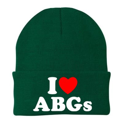 I Love Abgs I Heart Abgs Funny Asian Girl Lover Knit Cap Winter Beanie