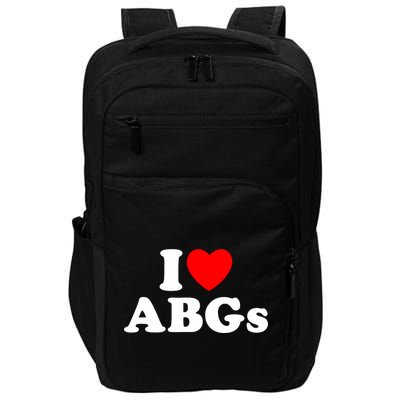 I Love Abgs I Heart Abgs Funny Asian Girl Lover Impact Tech Backpack
