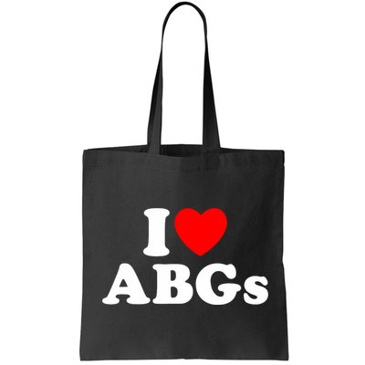 I Love Abgs I Heart Abgs Funny Asian Girl Lover Bag