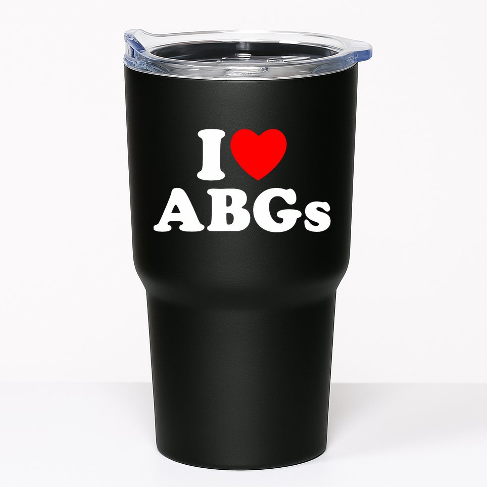 I Love Abgs I Heart Abgs Funny Asian Girl Lover Tumbler