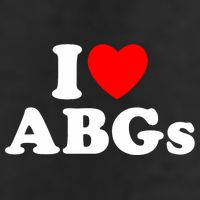 I Love Abgs I Heart Abgs Funny Asian Girl Lover Hat