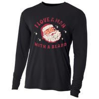 I Love A Man With A Beard Santa Christmas Cooling Performance Long Sleeve Crew