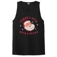 I Love A Man With A Beard Santa Christmas PosiCharge Competitor Tank