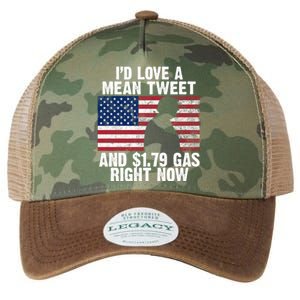 I'd Love A Mean Tweet And $1.79 Gas Right Now Legacy Tie Dye Trucker Hat