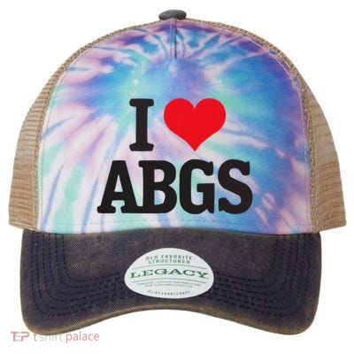 I Love Abgs Legacy Tie Dye Trucker Hat