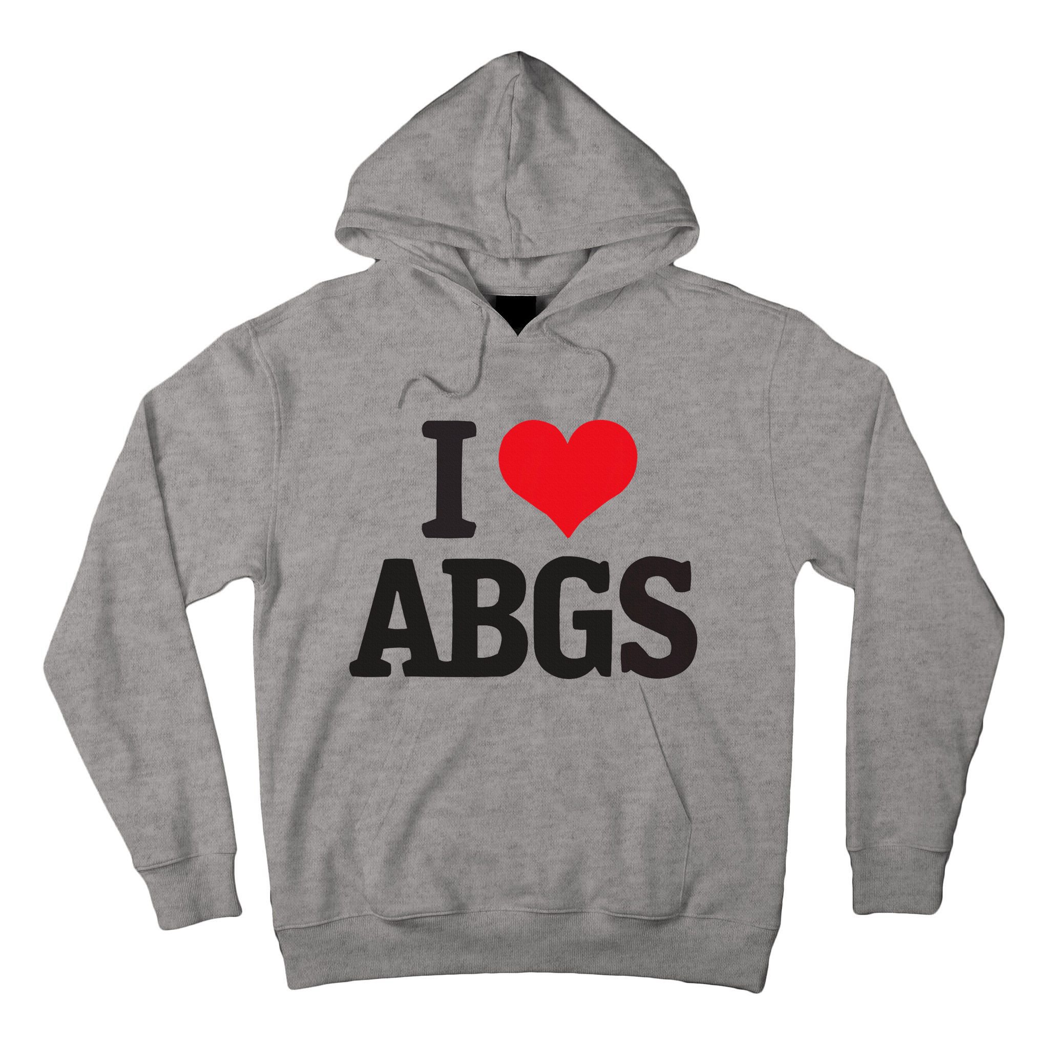 I Love Abgs Tall Hoodie