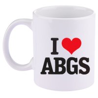 I Love Abgs 11oz C Handle Ceramic Mug