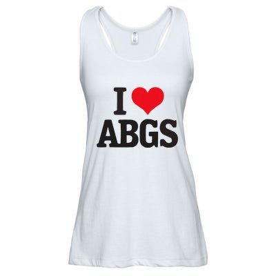 I Love Abgs Ladies Essential Flowy Tank