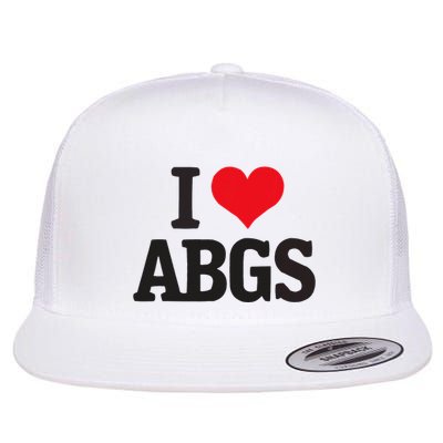 I Love Abgs Flatbill Hat