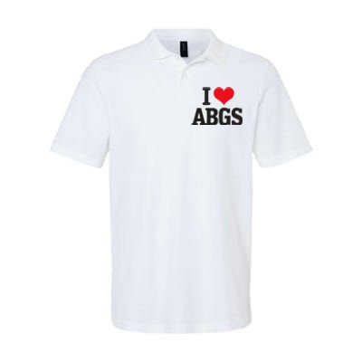 I Love Abgs Softstyle Adult Sport Polo