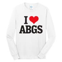 I Love Abgs Tall Long Sleeve T-Shirt