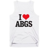 I Love Abgs Tank Top