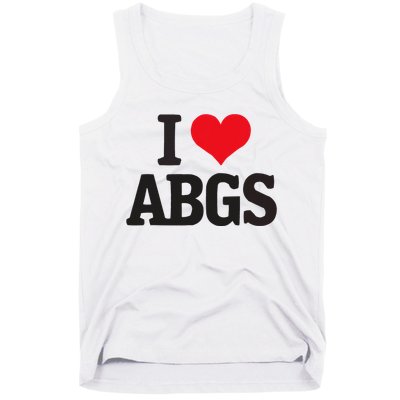 I Love Abgs Tank Top