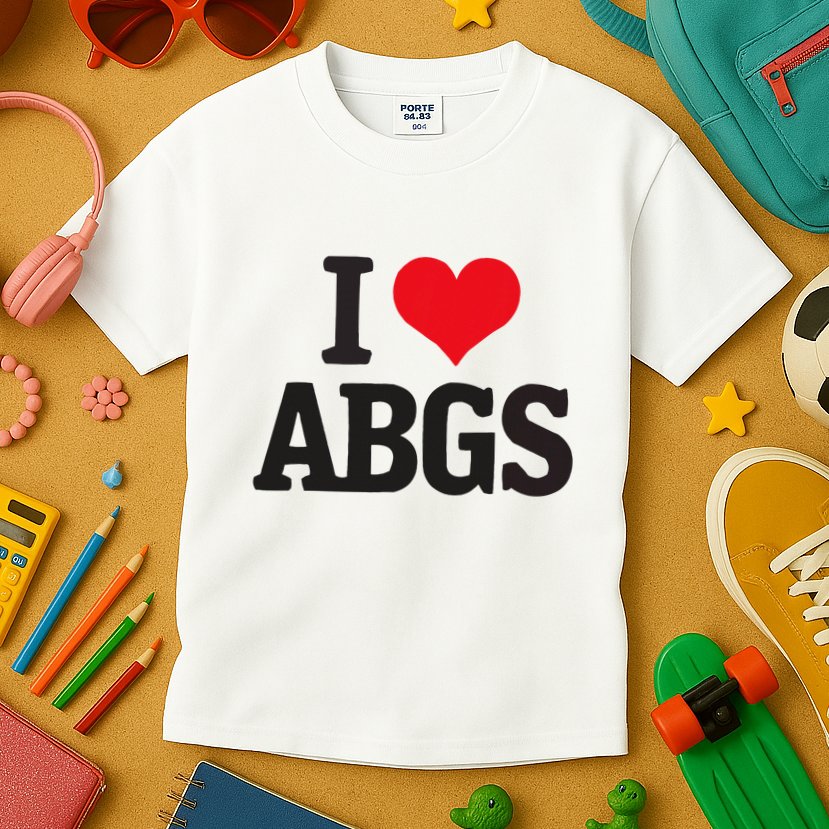 I Love Abgs Kids T-Shirt