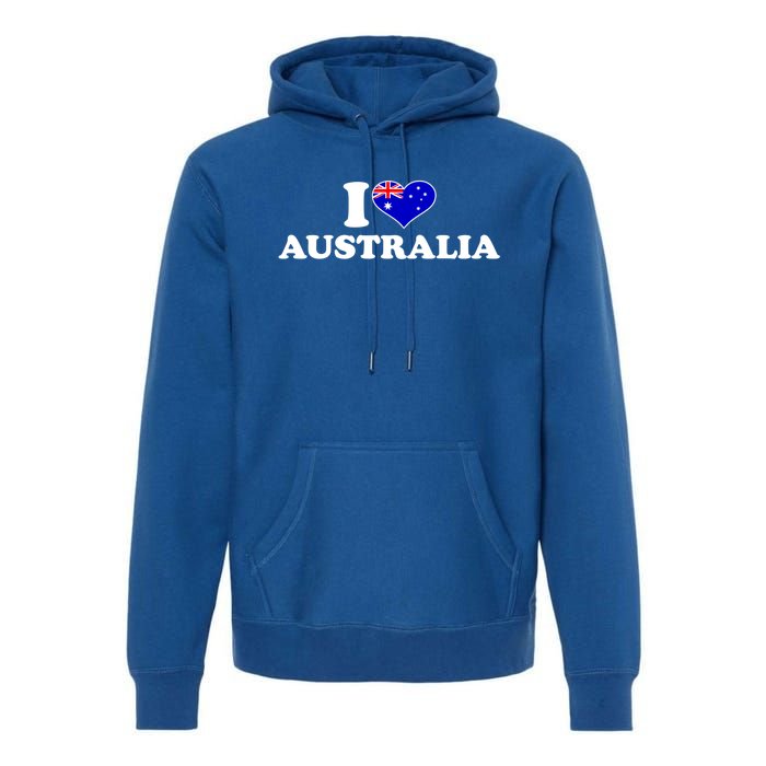 I Love Australia Gift Premium Hoodie