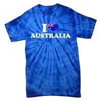 I Love Australia Gift Tie-Dye T-Shirt